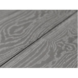 Террасная доска Savewood Саликс 2D (тиснение) - тангенциальный распил. Пепельный цвет.