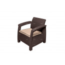 Комплект кресел TWEET Double Seat, цвет: коричневый