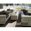 Комплект мебели из ротанга OUTDOOR Флорида (3-местный диван, 2 кресла, стол), у/п, светлый микс Комплект мебели из ротанга OUTDOOR Флорида (3-местный диван, 2 кресла, стол), у/п, светлый микс