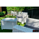 Комплект мебели NEBRASKA TERRACE Set (стол, 2 кресла), цвет белый