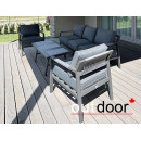 Комплект мебели OUTDOOR Торонто (3-местный диван, 2 кресла, стол), графит Комплект мебели OUTDOOR Торонто (3-местный диван, 2 кресла, стол), графит