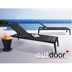 Шезлонг OUTDOOR Борнео, графит