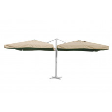 Зонт двойной Мадрид 3*3м, цвет песочный